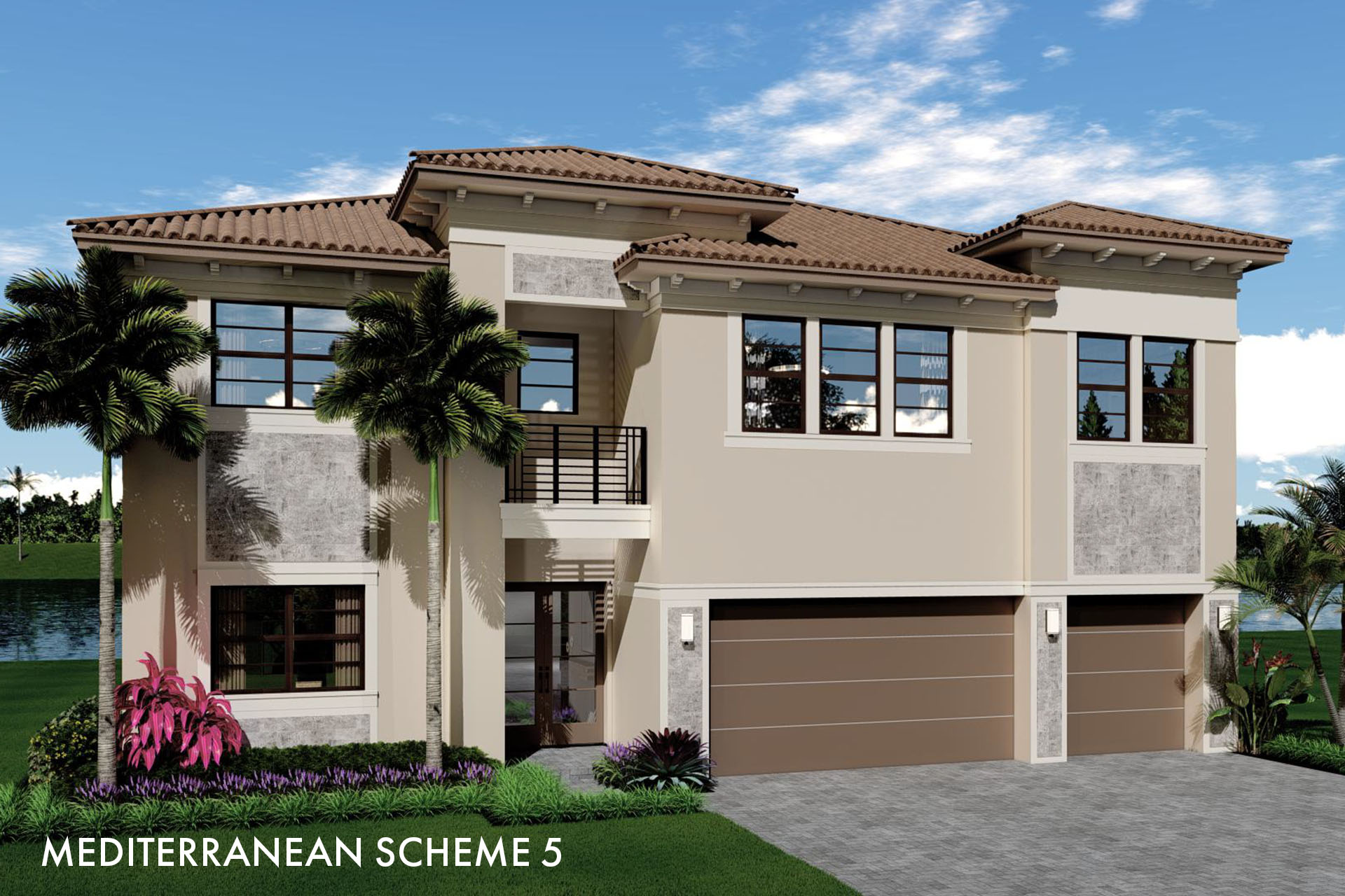 2 Story Mediterranean Scheme #5